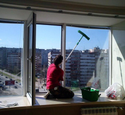 Мытье окон в однокомнатной квартире Отрадное